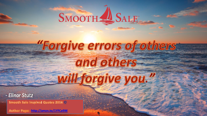 We each make errors, forgive the errors of others and those worthy of long-term relationships will forgive ours; reciprocity works wonders! #mindsetiseverything #LeadershipByExample