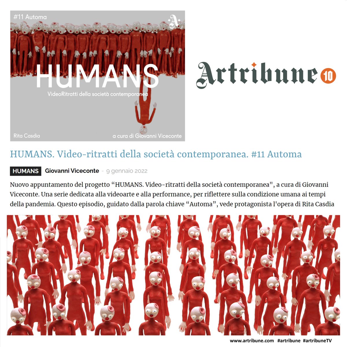 Parlare d’identità e di omologazione sociale ci pone inevitabilmente di fronte al desiderio dell’uomo contemporaneo di ricorrere ad una forma di addomesticamento legato alle richieste/attese di massa o di forze superiori.
artribune.com/television/202…