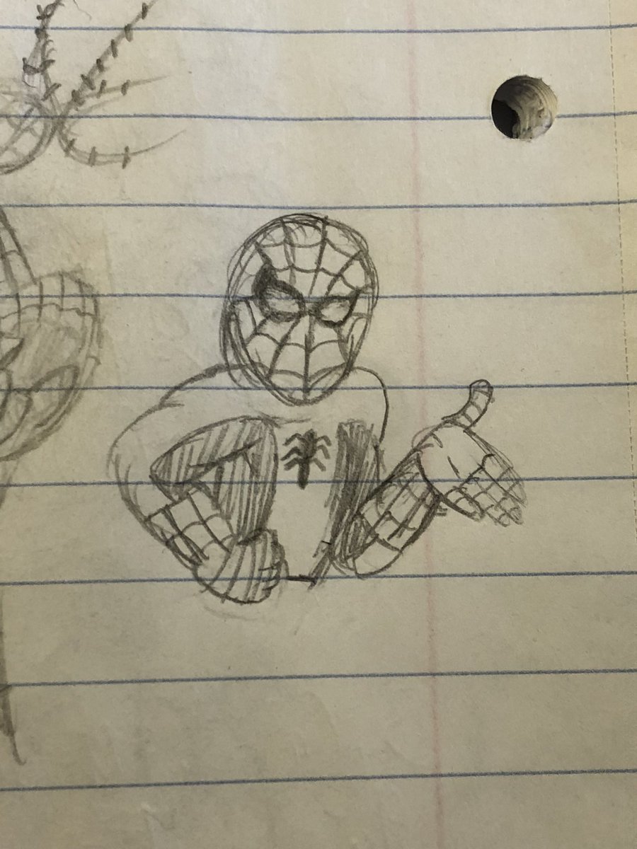A Spider-Man I have drawn.