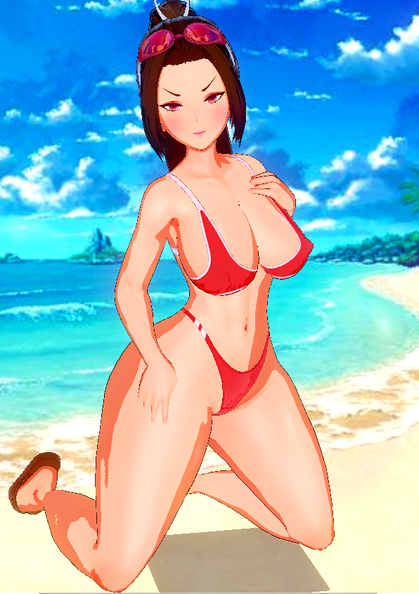 NFT_Waifuz's tweet photo. 18va tarjeta  "Mai Shiranui de The King of Fighters en un nikini rojo" a NFT y tarjeta Koikatsu pueden coleccionarlas en https://t.co/BpfrFeZn9I #MaiShiranui #TheKingofFighters #FatlFury #Kunoichi #NFT #sexy #opensea #KoikatsuParty #SNK https://t.co/gs6m6qsvEd