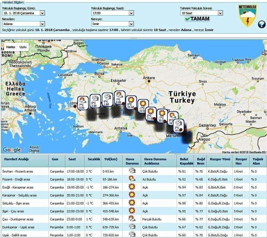 blader303's tweet photo. 🚛 Meteoroloji Genel Müdürlüğü tarafından yola çıkacaklar için hazırlanmış olan #KarayollarıTahminSistemi ni kullanmanızı 
tavsiye ederiz. 🚗

🚙 https://t.co/EVtwaO1UPU https://t.co/sD8xssVyWH