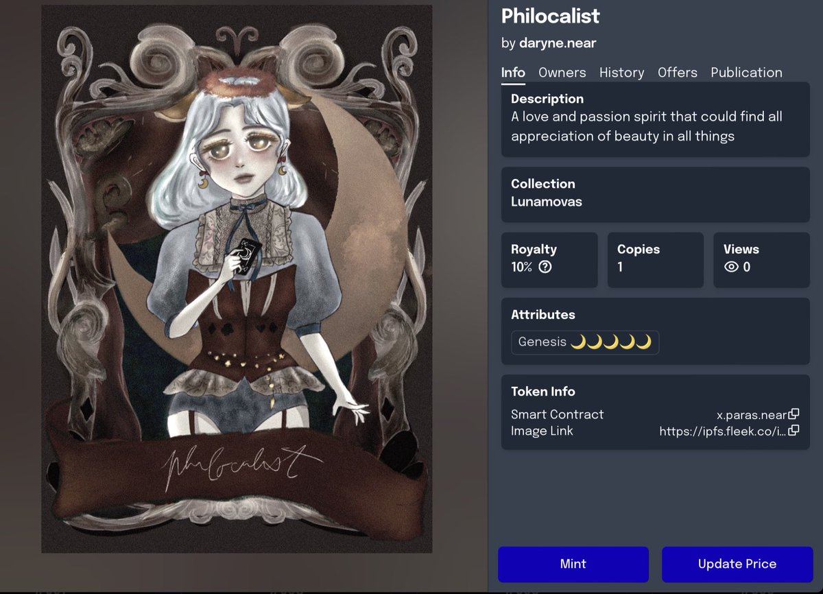 daryneisfluffy's tweet photo. Philocalist card : available now on @ParasHQ 
 
my new collection that I really proudly to present @nearnftclub 
 
just only 1/1 per card (as all items in my all collection) 

#PARASnft #illustration #NEARnft https://t.co/rNtyOiVfDM