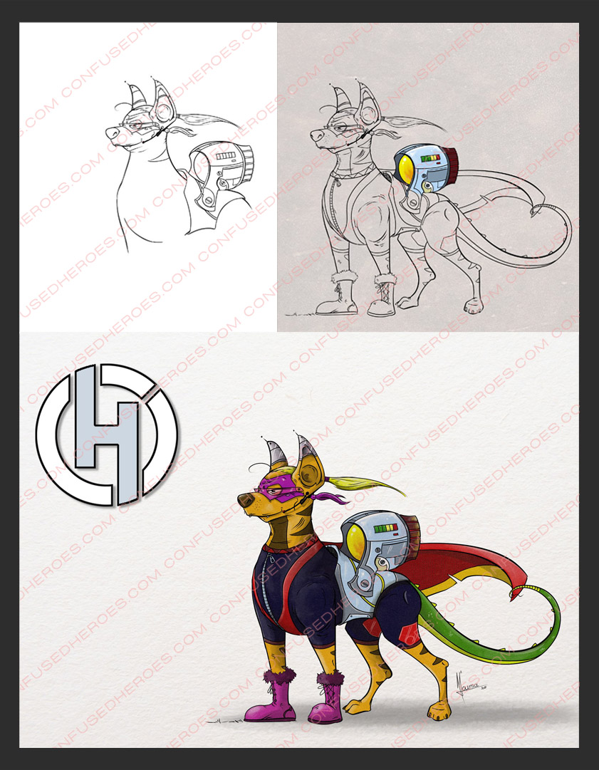 The mint date of #ConfusedHeroes is still ahead, but we have already started work on our roadmap! 

Here is a concept sneak peek from #ConfusedPets, one of the two other #NFTcollections that you will mint for free as holders of CHs! 🚀

Join👉discord.gg/NmCYXsry7n

#NFTs #BAYC