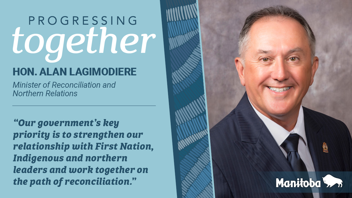 test Twitter Media - RT @AlanLagimodiere: Excited to be continuing in my role as Minister of Reconciliation and Northern Relations. https://t.co/RbN1adTbOd