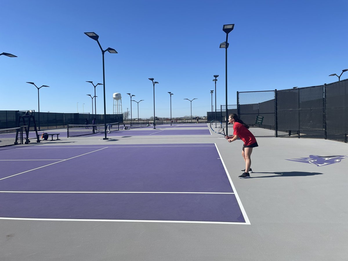 CardinalTennis1's tweet photo. First JV tournament of the spring semester! #redred #TeamMelissa https://t.co/Tkro26sWqq
