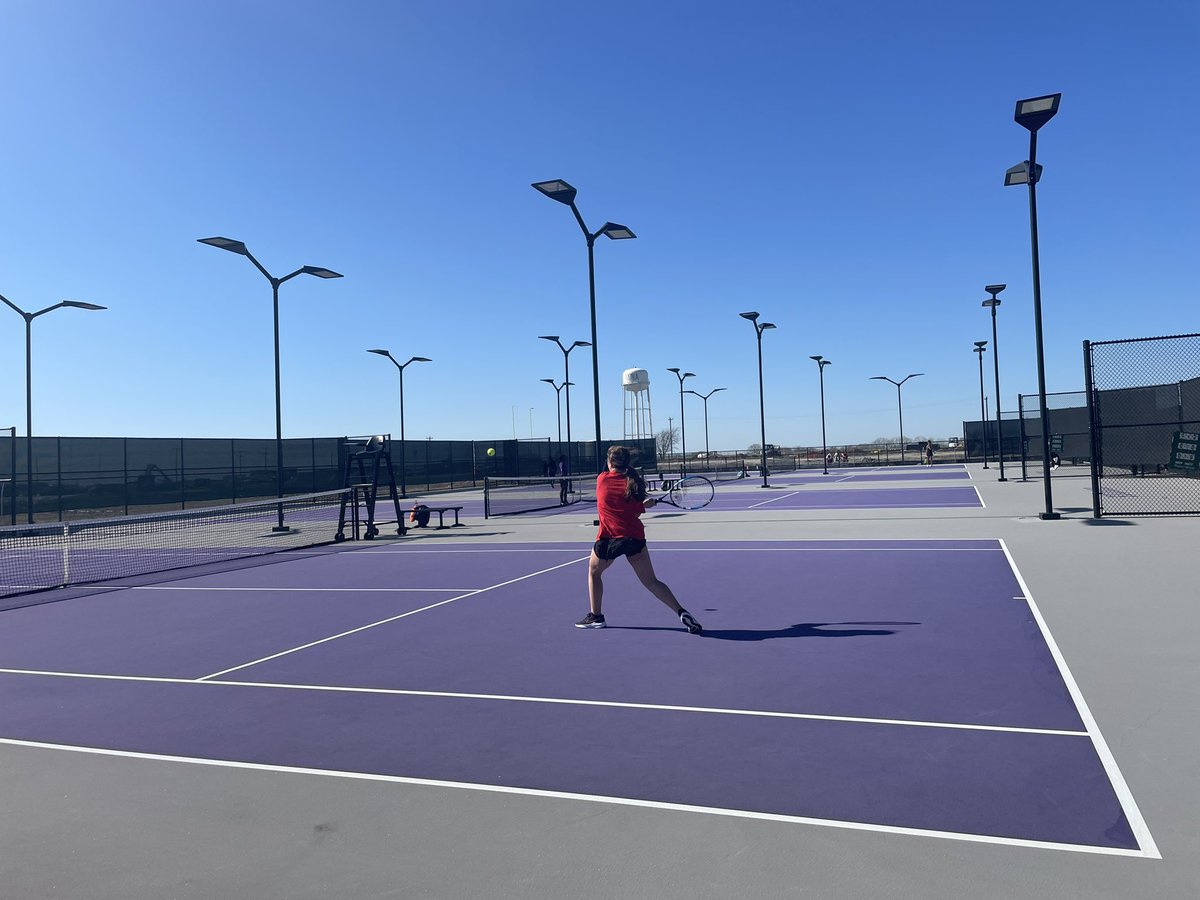 CardinalTennis1's tweet photo. First JV tournament of the spring semester! #redred #TeamMelissa https://t.co/Tkro26sWqq