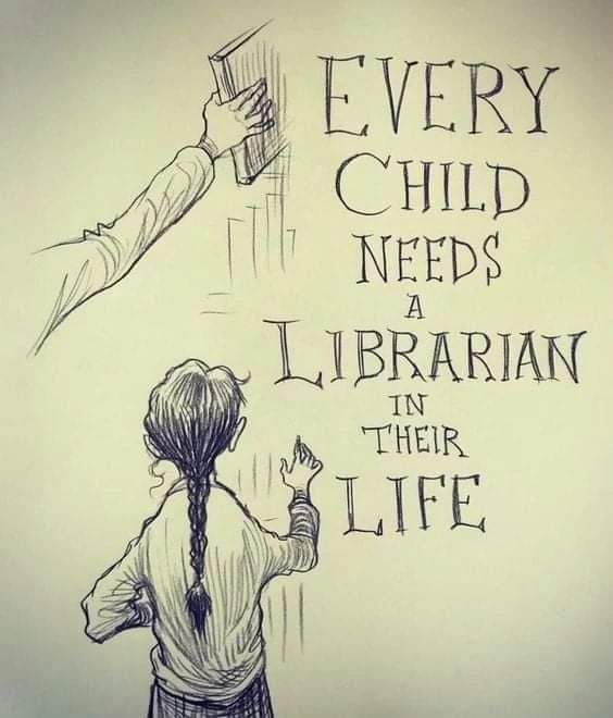 teachergoals's tweet image. Shout out to librarians! 🧡