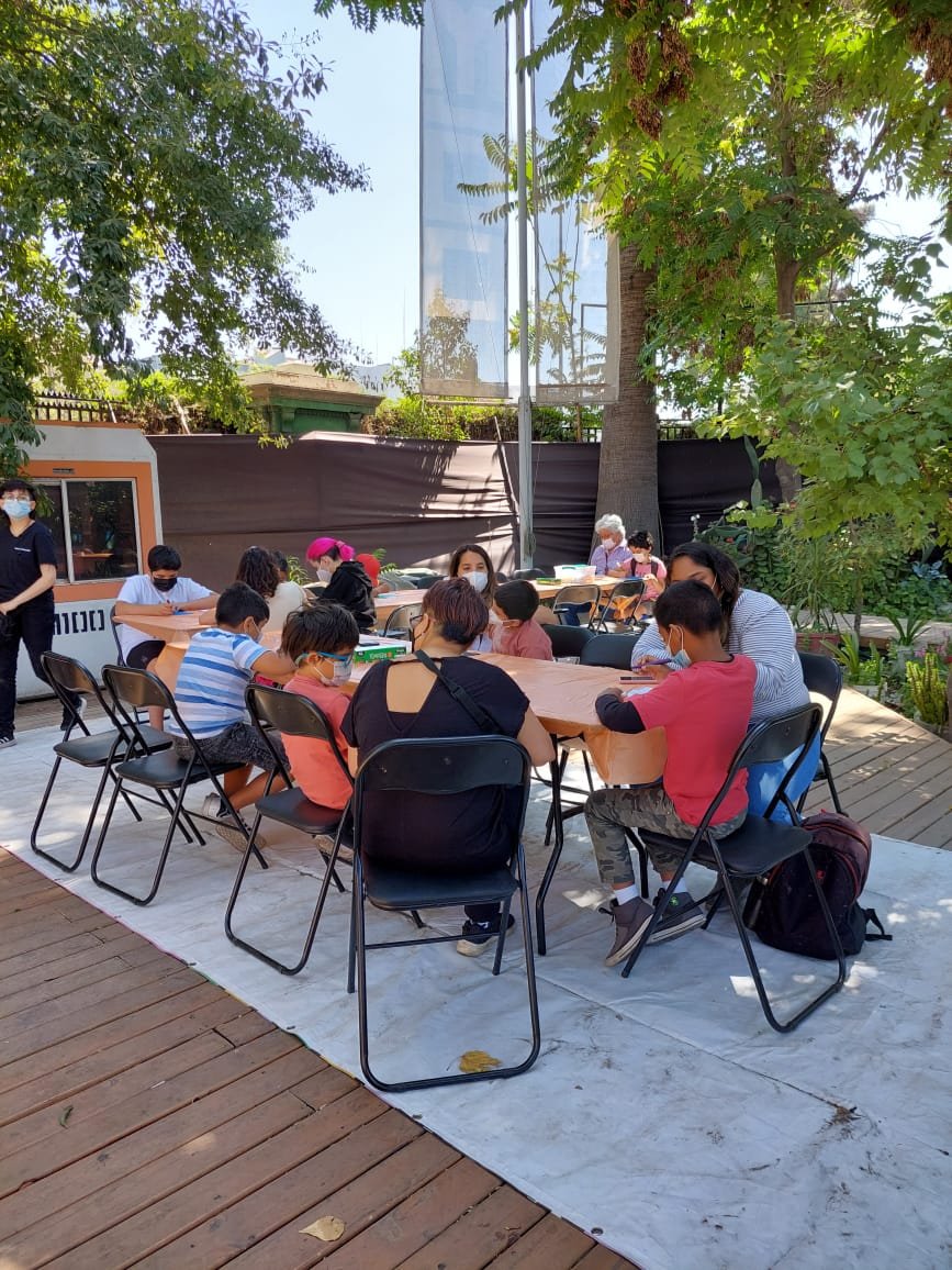 TurismoECentral's tweet photo. Hoy nuestros pequeño@s centralin@s, 😉disfrutando del Taller de grabado infantil en Matucana 100 https://t.co/sYtEMmD6Pu
