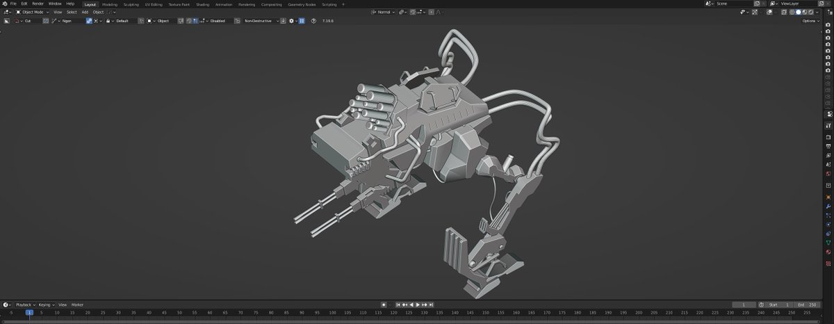 dukeofaxis's tweet photo. Robot Mech.
.
.
.
#scifi #Robotics #Robot #Robots #Mecha #blender #Blender3d #blenderart #3D #3dart #3dmodeling #WIP #gamedev https://t.co/gDoR4rstu9