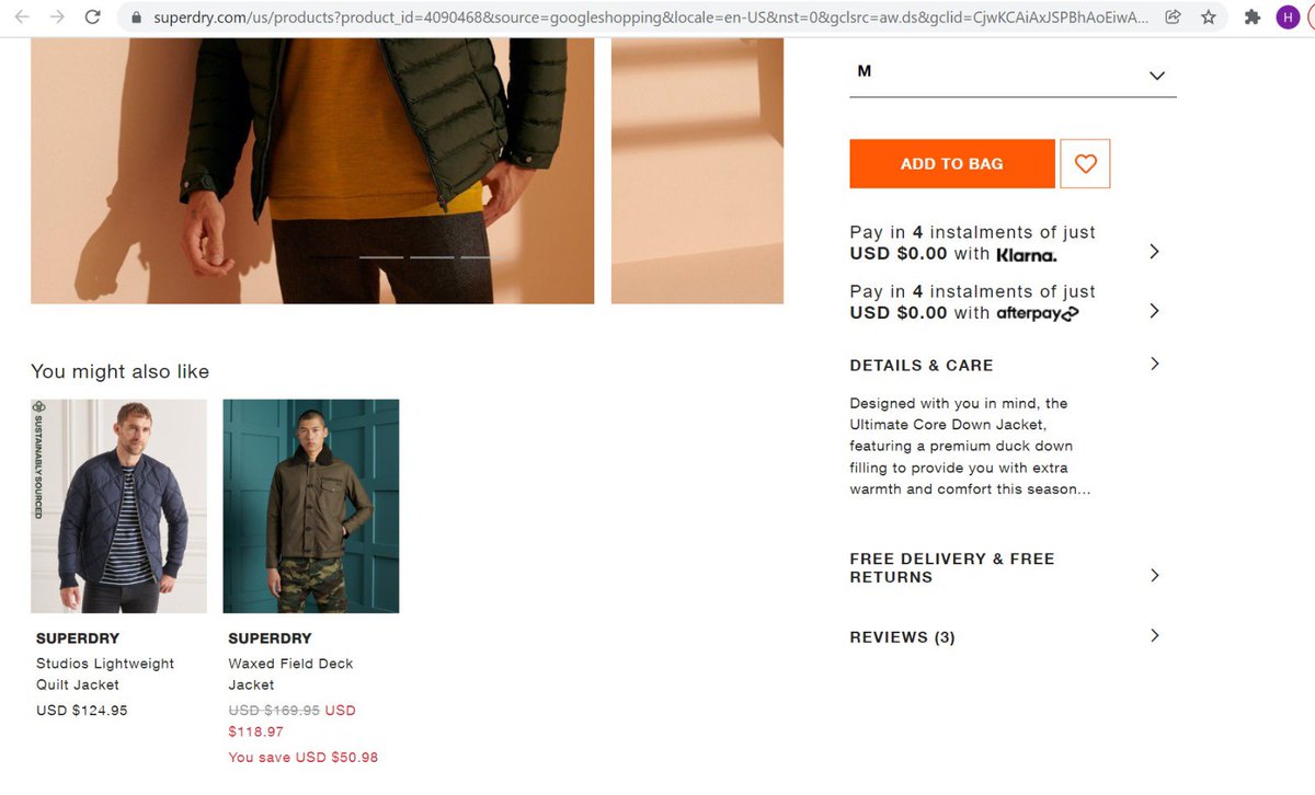 hardikgupta_1's tweet photo. @Superdry I ordered a jacket, and now the system is not letting me return it saying it is a ‘final sale’ item. Return policies on the website says items on final sale will be marked in item description. This particular item is not marked as ‘Final Sale’. orderid SUPERDRYUS4237123 https://t.co/EAJAqZ2TZT