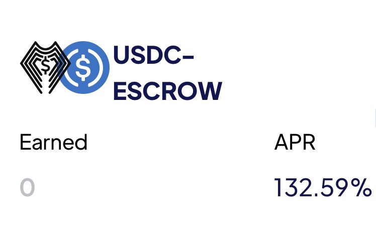Daily update to the $ESCROW WingSwap APR!
⬆️⬆️

Don´t forget to buy your #token only on:
<a href="/QuickswapDEX/">QuickSwap 🐲 DragonFi 2.0</a>
<a href="/WingSwapFTM/">WingSwap</a>

app.wingswap.io/farms
#NoMoreScams #Crypto #DeFi #NFTs #IDO