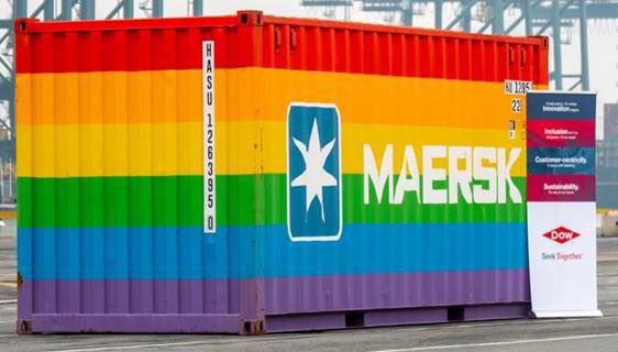 luisa_boaretto's tweet photo. Is there a more effective way of showing #allyship and doing business than transporting @DowNewsroom NUCRELβ’ plastic resin in a rainbow container? Just arrived. It safely made from Freeport, πΊπΈ to Terneuzen, π³π± #DowProud #InclusionAlltheWay https://t.co/LEIB5eBl6X