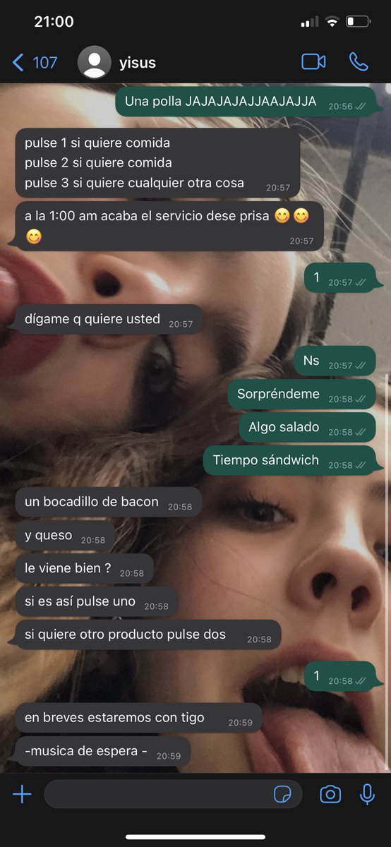 Yo con Covi
 Mi putisimo hermano: 
-musica de espera-