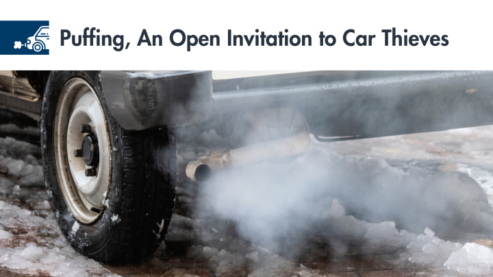 insurancecrime's tweet photo. A few simple steps can be all the difference between being a victim or being passed by. Read NICB’s blog post ‘#Puffing, An Open invitation to Car Thieves’ for tips on avoiding #AutoTheft this winter: https://t.co/p3gzj3GEVt #PufferCar #TheftPrevention https://t.co/9DOdxtsGej