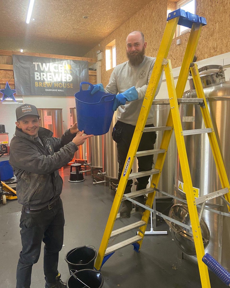 HarrogateBrewCo's tweet image. We had a brewing sesh with @TwiceBrewHouse today! 🍻⁣⁣
⁣⁣
They’re a Northumbrian brewery based on Hadrian’s wall - if you ever find yourself in the area be sure to check out their tasty beer range and scenic views!⁣⁣
⁣⁣
#craftbeer #collab #beercollab #brewery