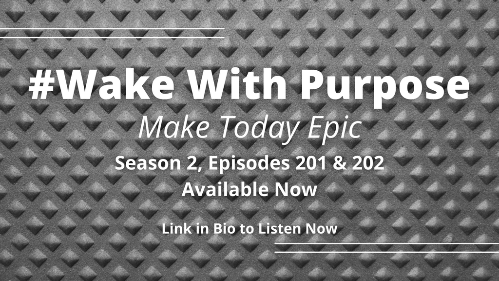 wakewithpurpose's tweet photo. Season 2 Episodes 1 &amp; 2 are out now!⁠
@thegabeestrada @aka_brickwall @sfgwrapdaddy⁠
⁠
Listen Now on all major platforms with LINK IN BIO⁠
⁠
#gratitude #motivation #live #loveyourlife #wakewithpurpose #success #beyourbest #Positive #BeHappy #HaveFun⁠ #change #yolo #2022⁠ https://t.co/qvN5yXVcO7