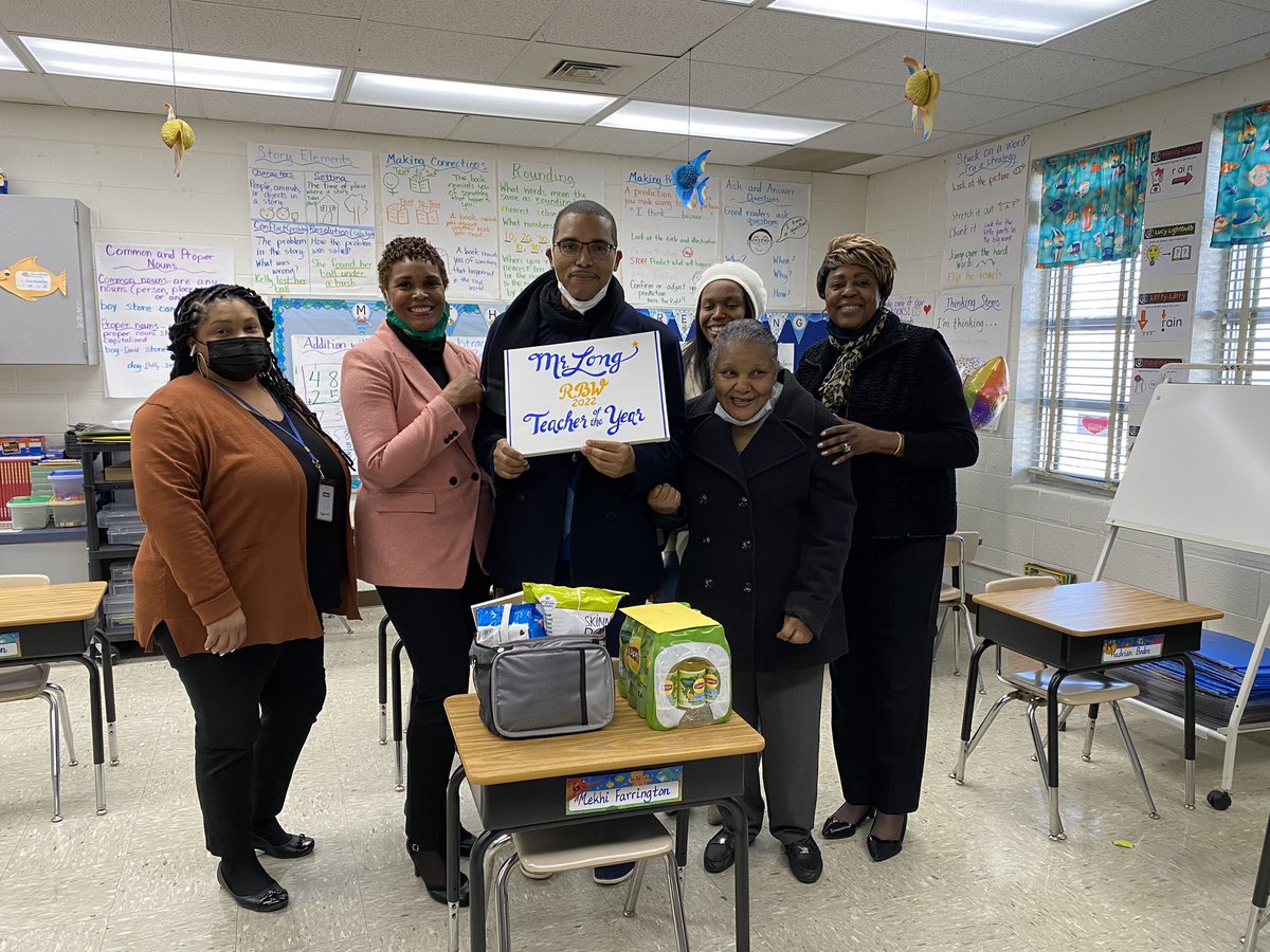 RBWTinyTigers's tweet image. We are sending out a huge congratulations to our Teacher of the Year, Mr Long!  Mr Long gives his students everything he has and more.  RBW is lucky to have him!