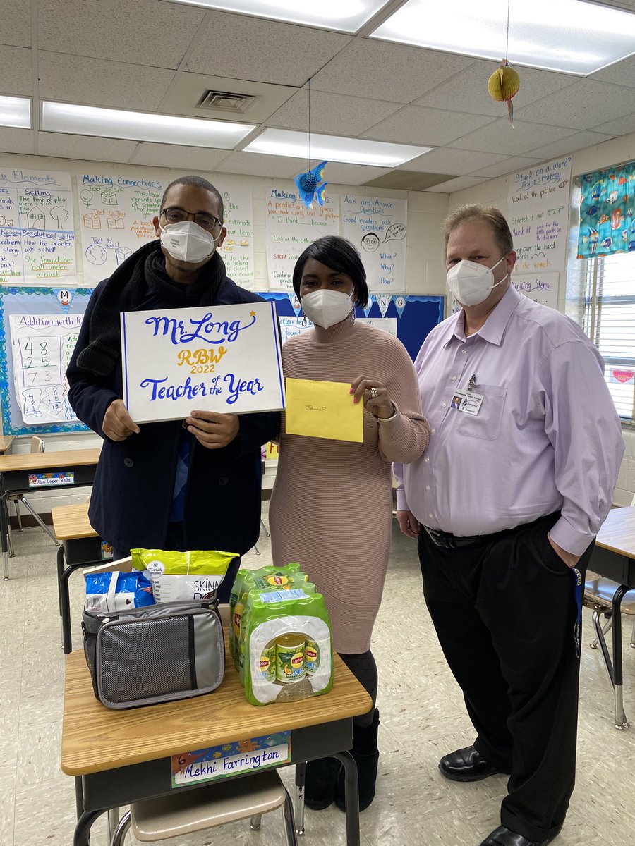 RBWTinyTigers's tweet image. We are sending out a huge congratulations to our Teacher of the Year, Mr Long!  Mr Long gives his students everything he has and more.  RBW is lucky to have him!