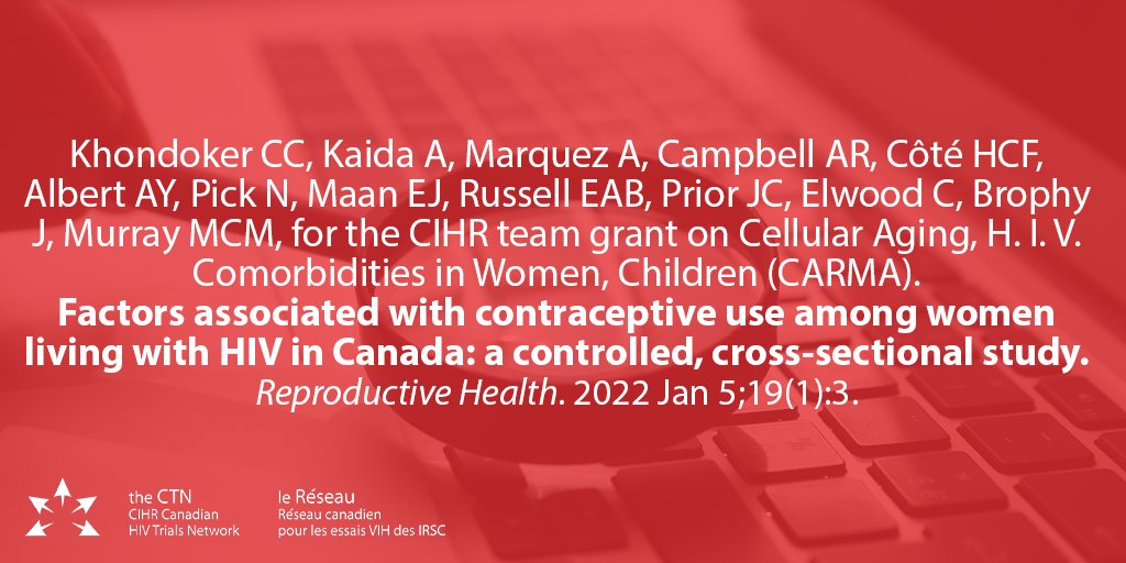 Congratulations to CTN Investigator Dr. <a href="/DrMelanieMurray/">Melanie Murray</a> and the CARMA team for their recent publication in Reproductive Health for #CTN277!

Read it here: …tive-health-journal.biomedcentral.com/articles/10.11…

#research #womenshealth #HIV #openaccess