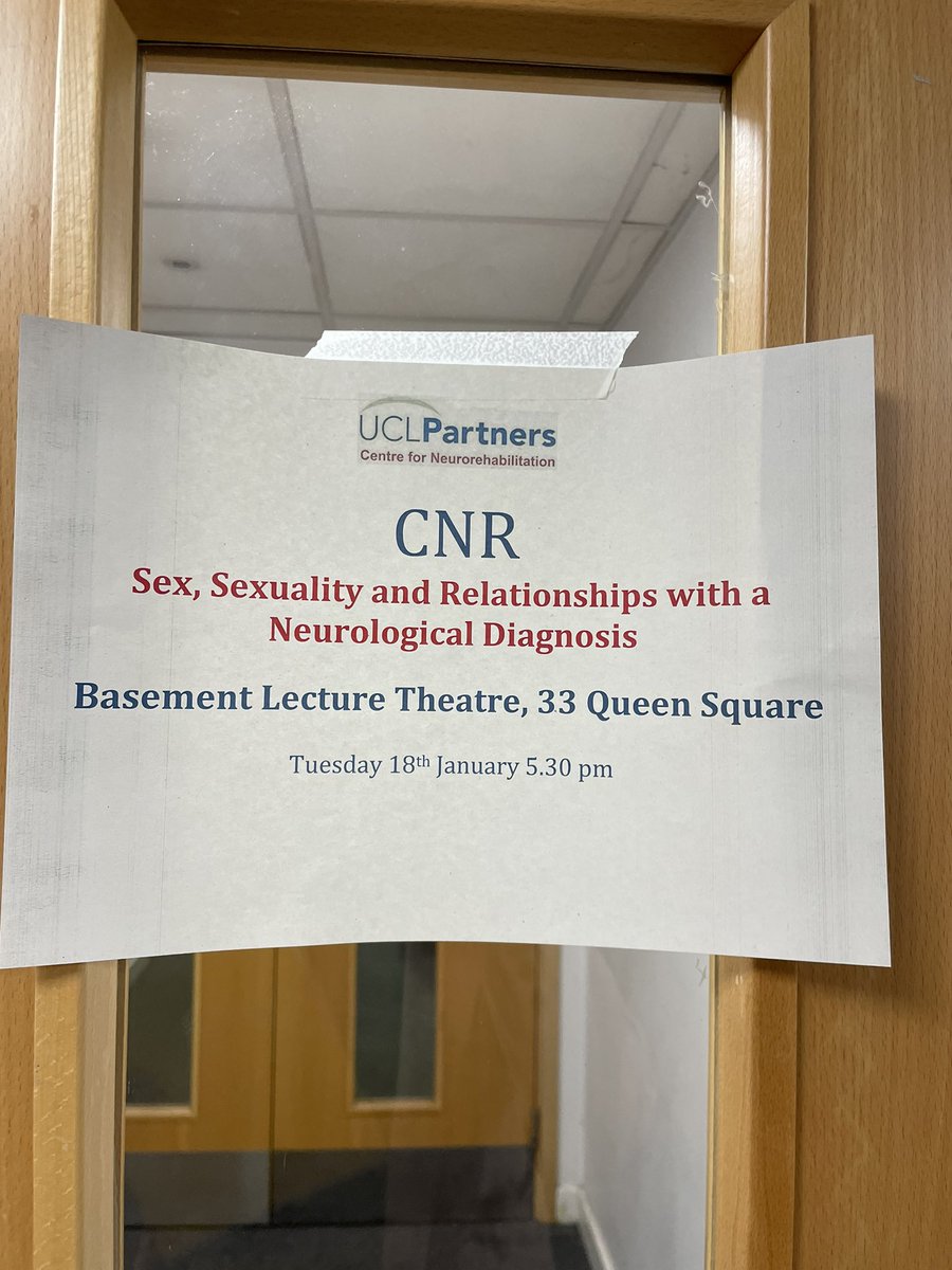 Incredible clinical networking event by <a href="/NeurorehabUCLP/">Neurorehab at Queen Square</a> this evening addressing a very overlooked topic.
Thanks to all the presenters and those who organised <a href="/josephineannmo/">Josephine Morris</a> <a href="/franbrander/">Fran Brander</a> <a href="/dr_nickward/">Nick Ward</a> 👏🏼🙌🏼 🧠💕