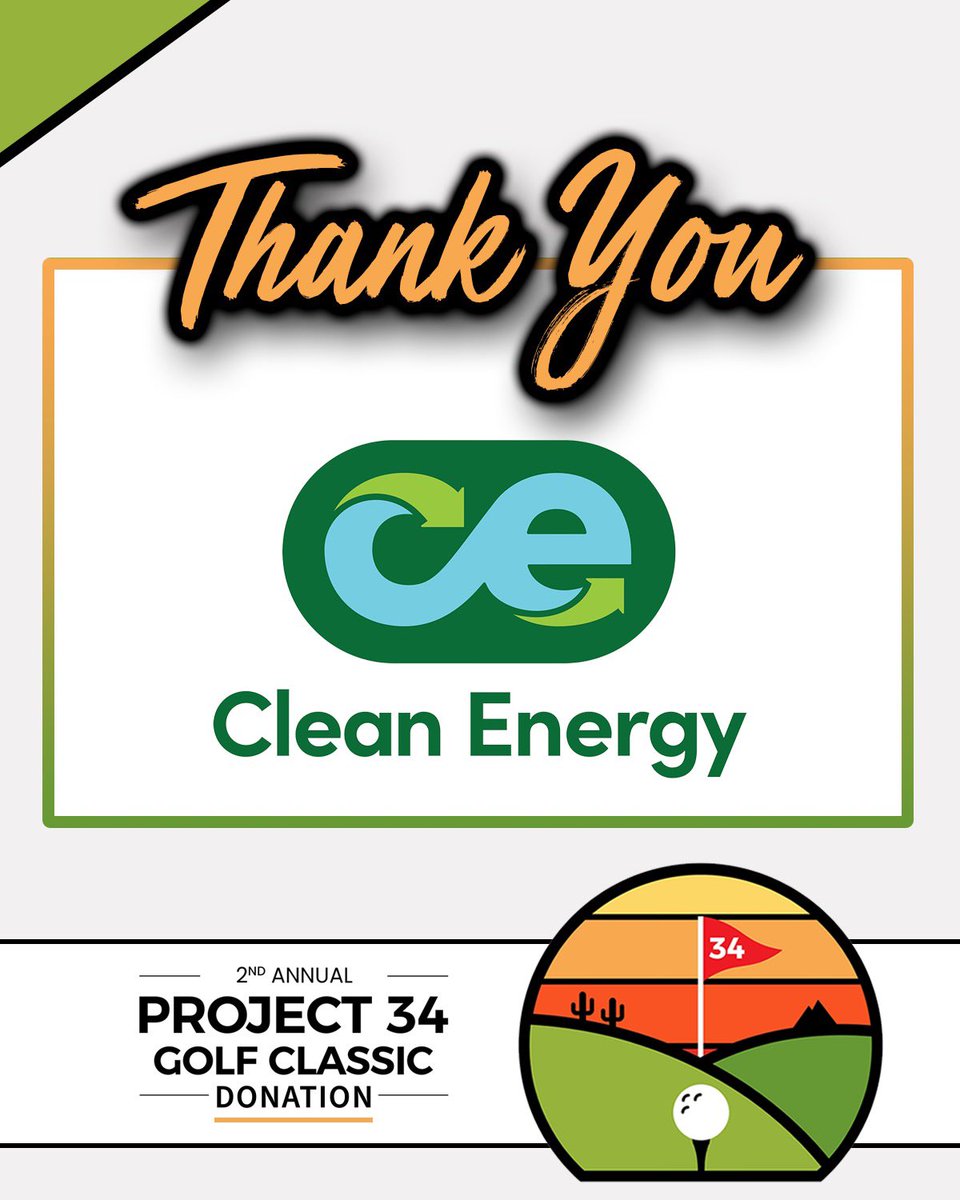 ProjThirtyFour's tweet image. Big thanks to @ce_renewables for donating to the 2nd Annual Project 34 Golf Classic!