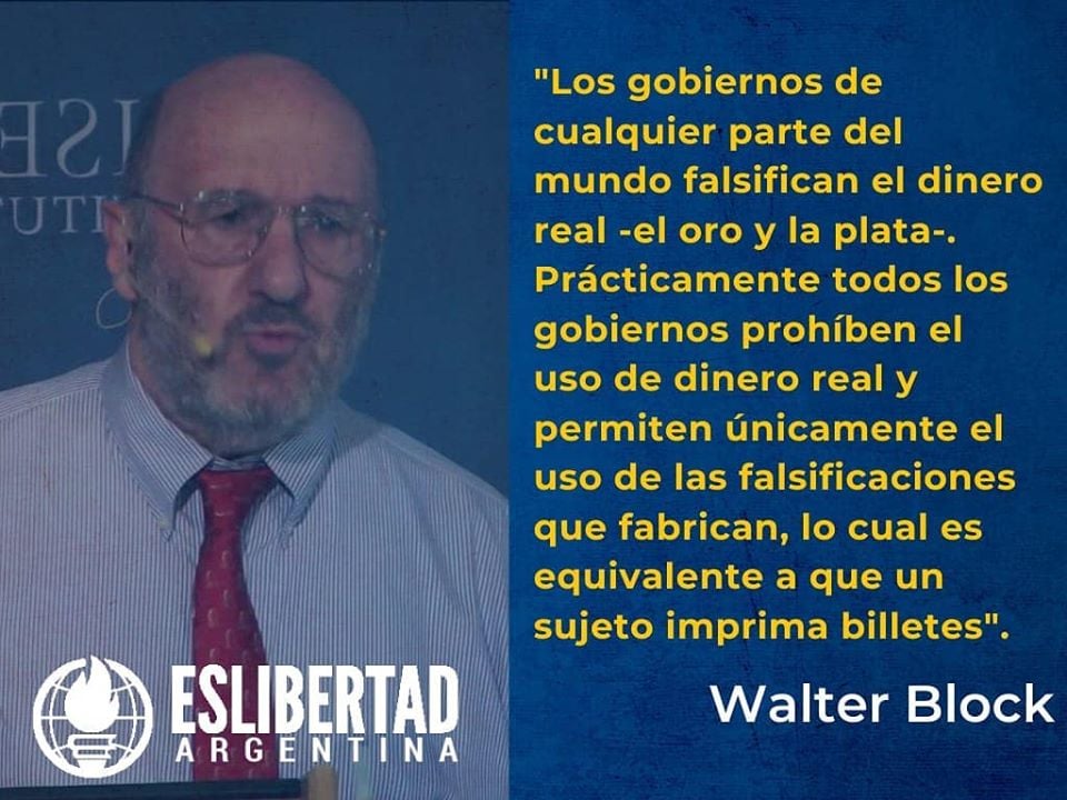 ZorrilloLiberal's tweet image. #WalterBlock #SembrandoLibertad