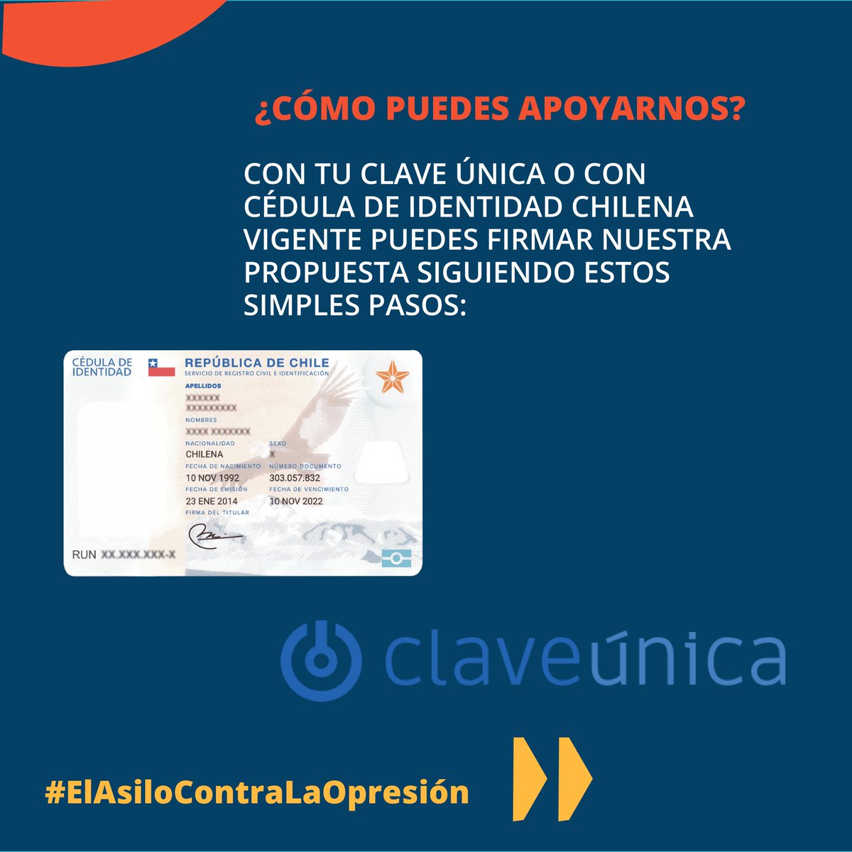 #ElAsiloContraLaOpresión: en este mini🧵te explicamos de qué se trata la Iniciativa Popular de Norma (IPN) N° 44.254 que presentamos ante la <a href="/convencioncl/">Chile Convención</a> para consagrar el derecho a solicitar asilo si la vida, libertad o seguridad corren peligro.