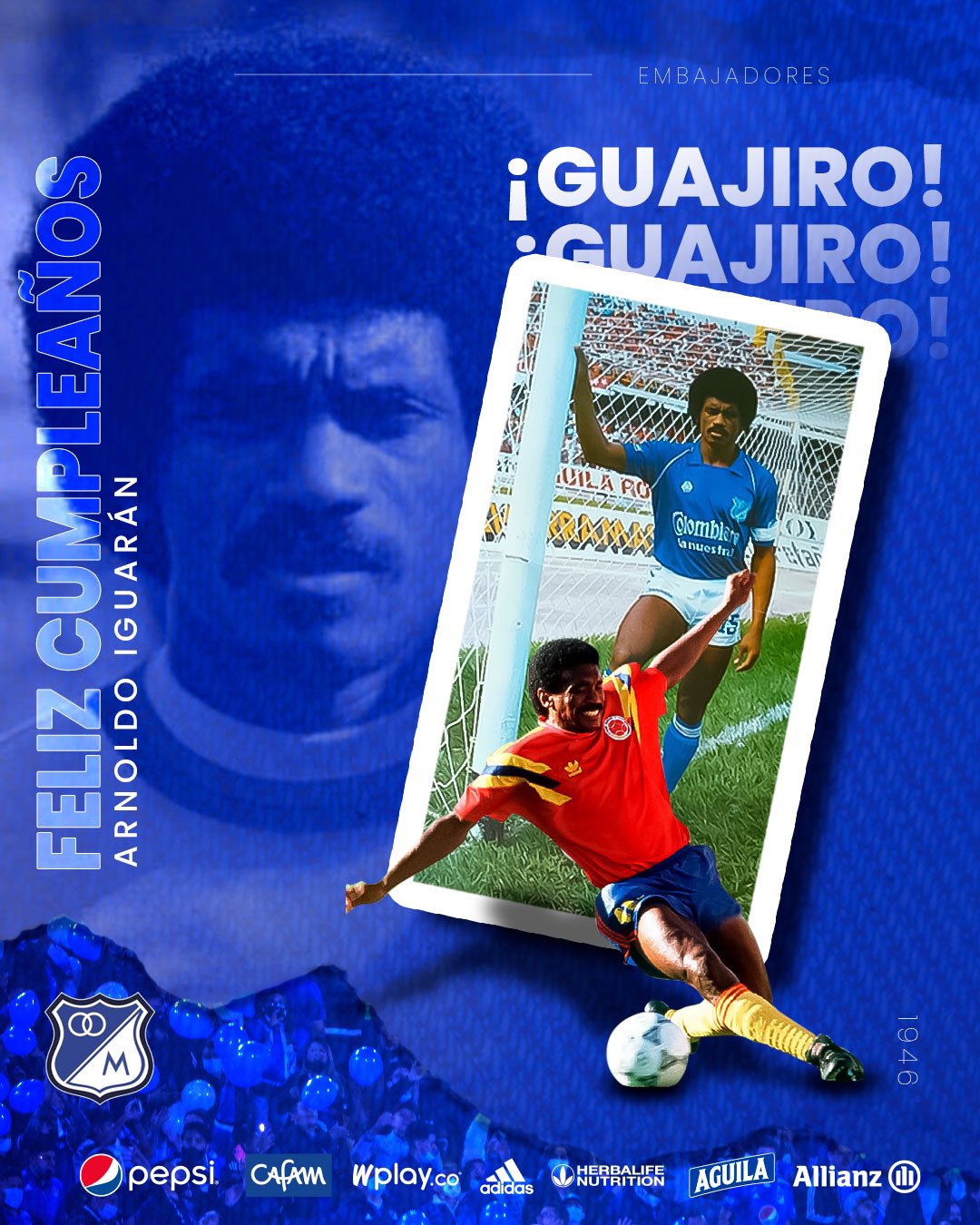 Millonarios FC on Twitter "¡Guajiro! ¡Guajiro! ¡Feliz cumpleaños