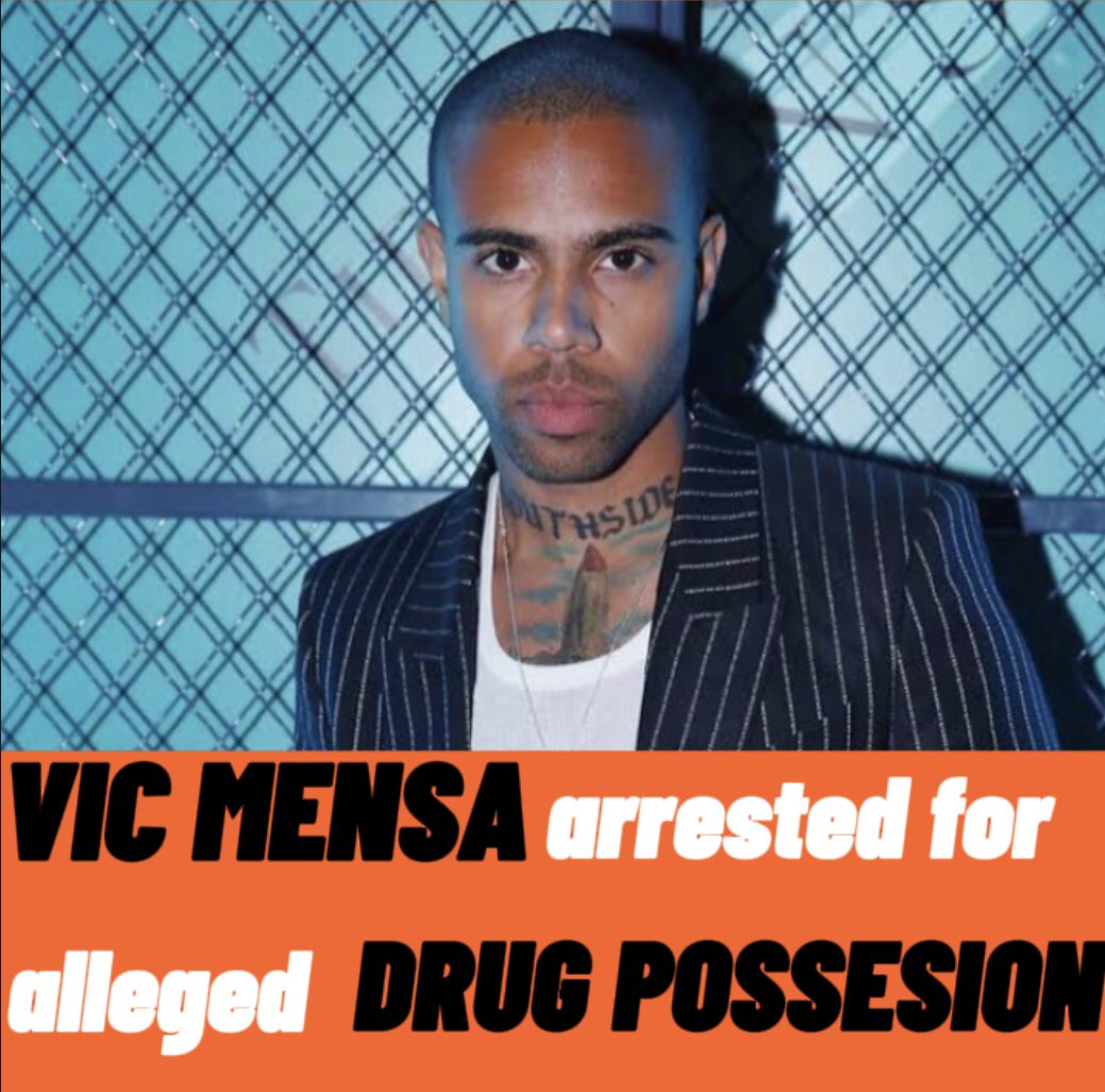 PartyOnTheBlog's tweet photo. Get into this:
Chicago rapper Vic Mensa, 28, has been arrested on Saturday in Washington D.C, due to *allegedly* being in possession of narcotics.
According to reports, LSD, shrooms and other psychedelic drugs were found in his possession.  
#potb #partyontheblog #VicMensa https://t.co/huVYDHDT6r
