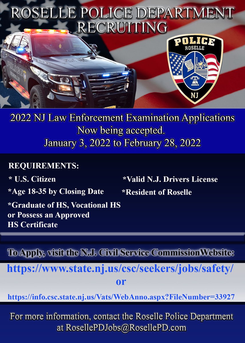 Roselle Police NJ (RosellePoliceNJ) Twitter
