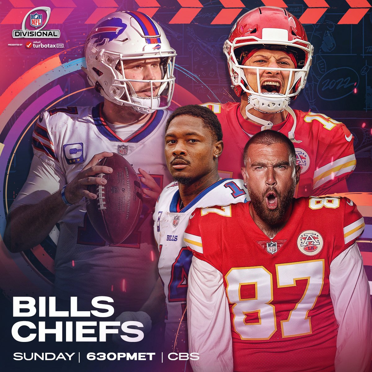 These two teams again? Yes please. 🍿

#BillsMafia | #ChiefsKingdom 

📺: #BUFvsKC -- Sunday 6:30pm ET on CBS
📱: NFL app