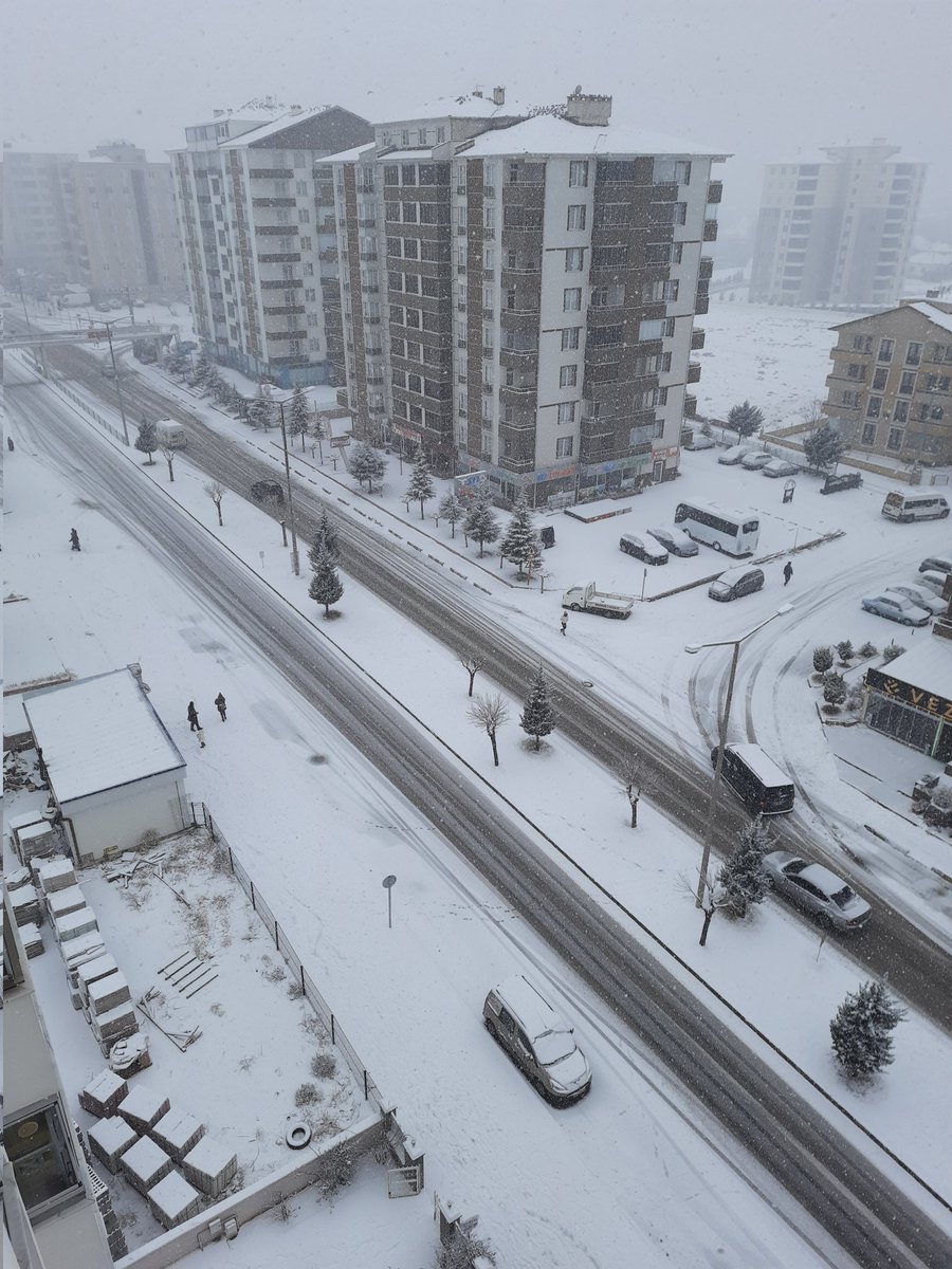 Güzel karlı bir gün