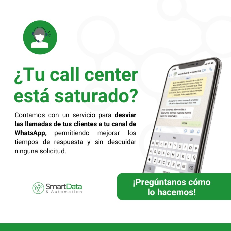 ¡Anímate a incluir IVR to #Whatsapp en tu negocio! La solución permite:
👉Descongestionar tráfico de tu #callcenter
👉Atención inmediata a #clientes
👉Mejorar la #experiencia de tus #usuarios y autogestionar #servicios 

¡Cotiza el tuyo!

 #atencionalcliente #customerexperience