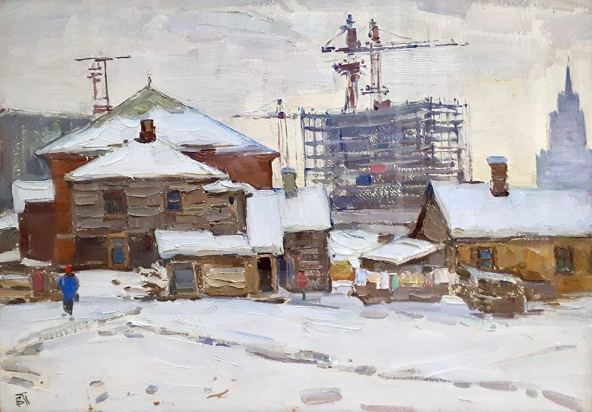 arkhlikbez's tweet image. Парамонов В.А. 

«СЭВ строится». 

1960-е гг.