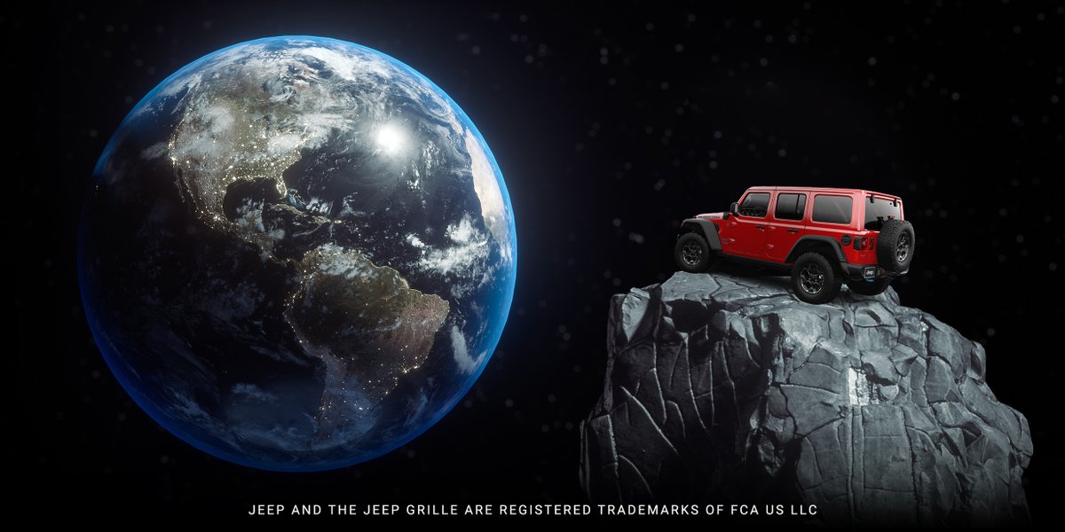 Jeep's tweet photo. We never met a rock we didn’t want to crawl. #asteroidwatch https://t.co/1cbTSQjgsP