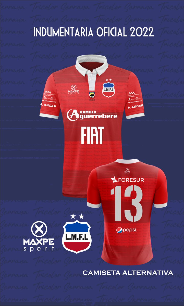 ligaminuana1918's tweet photo. 🔴⚪🔵 Presentamos la indumentaria 2022 de la Selección de Lavalleja hecha por los amigos de @maxpesport !!! 🔥 https://t.co/vBGwA8Ha9Q