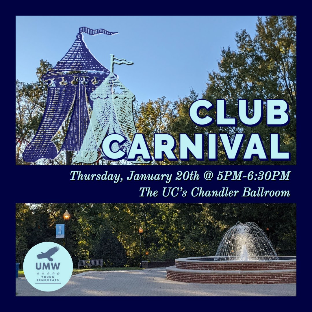 umwdems's tweet photo. Hello Dems! We missed you! 💙 

✨Join us at Club Carnival this Thursday from 5pm-6:30pm in the UC!✨ https://t.co/6rlERITBzn