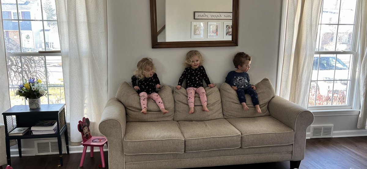 Anthony_Parisi_'s tweet photo. Itโs incredible how much joy James gets from sitting on the couch with his sisters. Itโs a simple thing, but to him heโs included. Itโs something that he can participate in and that makes all the difference. Inclusion matters. #CureCMD https://t.co/REoosJ8Jfm
