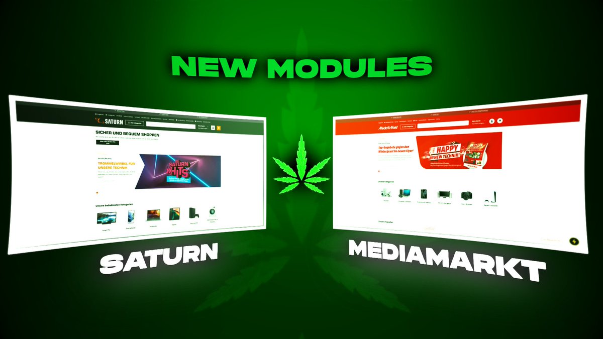 HazeAIO's tweet image. First Modules: MediaMarkt and Saturn 

Next chance to win a Free Beta Key🔑

RT, Like, Follow us and Tag 2 friends 🫂

Be ready for our next Modules🤭

Thank y´all for your support!