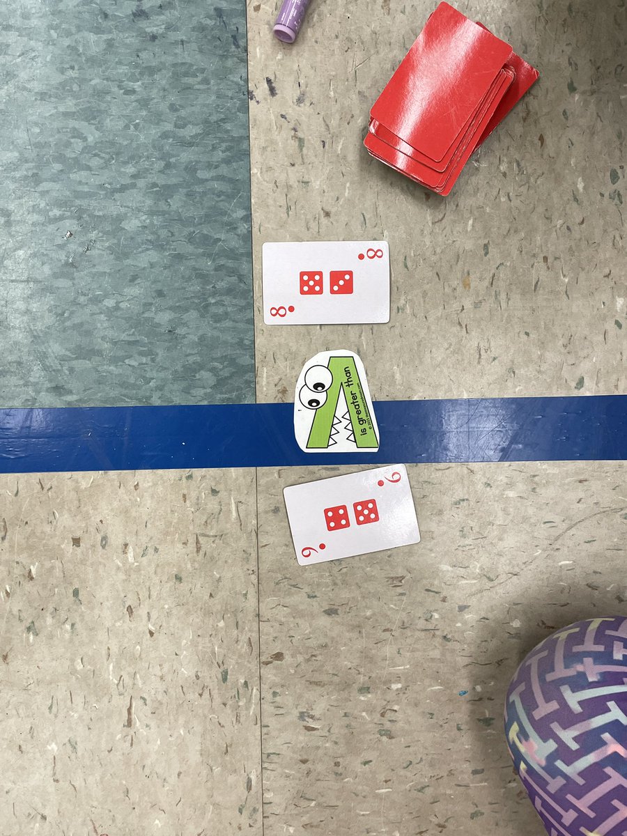 lorijonescbe's tweet photo. We are exploring the concept of “greater than”by playing a new card game today. https://t.co/aPIsSsEHC2