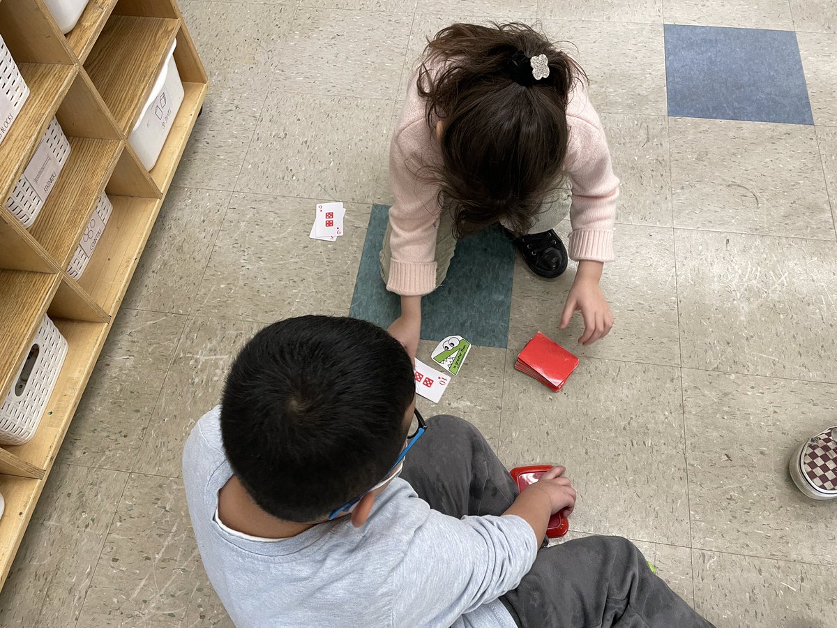 lorijonescbe's tweet photo. We are exploring the concept of “greater than”by playing a new card game today. https://t.co/aPIsSsEHC2