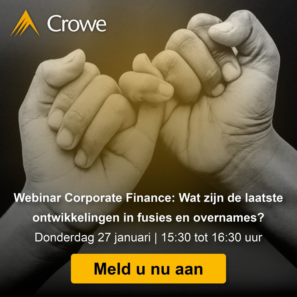 Wat zijn de laatste ontwikkelingen op de snel veranderende markt van #fusies en #overnames? Welke trends zien wij? En wat moet u minimaal weten over het steeds meer voorkomende fenomeen: medewerkers participatie? Meld u nu aan voor het webinar: bit.ly/351i3RG