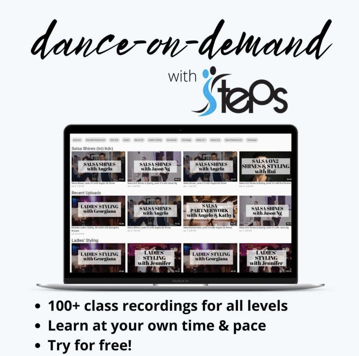 BloorYorkville's tweet photo. Online livestream classes are available for Steps Dance Studio! Keep moving with lots of awesome classes to choose from including salsa & bachata shines! ๐๐บ
#Yorkville #DanceToronto #Fitness
๐819 Yonge St
https://t.co/eSRdolXs2K https://t.co/a02ysdV8JR