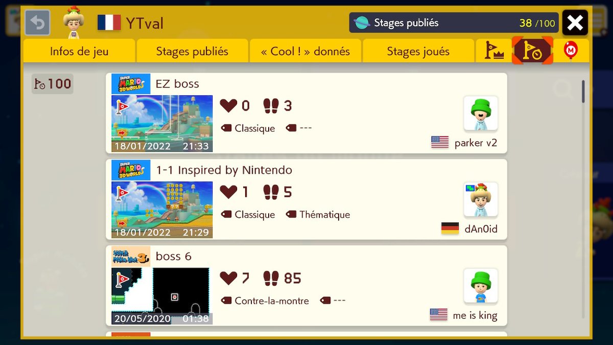 YTvalentin2's tweet photo. FINALLY !!! 100WR #SuperMarioMaker2 #NintendoSwitch https://t.co/puCOyjtSZU