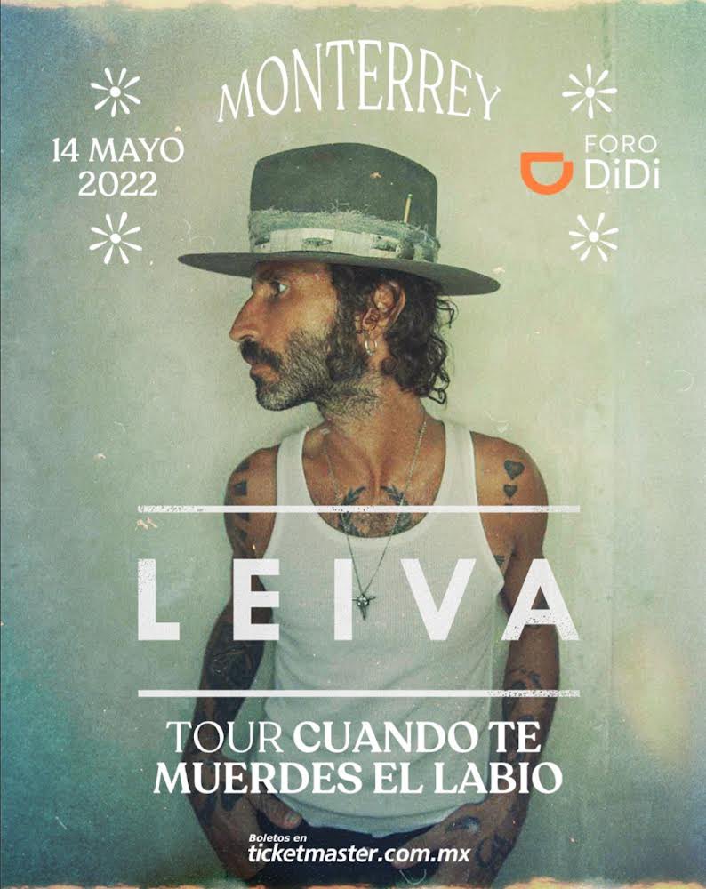 Leiva_Oficial's tweet photo. Lo celebramos sumando dos fechas más del Tour #CuandoTeMuerdesElLabio en México 🇲🇽 
💥7 de mayo #Guadalajara (@c3stage) 
💥 14 de mayo #Monterrey (@forodidi) 

🎫 boletos 👉🏽 a la venta MAÑANA a las 11am (hora mexicana) 👉🏽 toda la info en https://t.co/XSPnBQM7Bb https://t.co/a2XZ1cuOKI