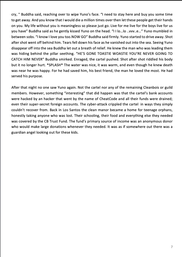 writerbeanz's tweet photo. (2/2)Context: There is always a price to be paid for leaving the cartel
Disclaimer x2: Its amigops as assassins for a cartel not actually them
#comfycartel #cleanbois #yunosykk #sykkuno #ssaab #valkyrae #disguisedtoast #corpsehusnand #langbuddha #fanfic https://t.co/M3hXMaEhJk