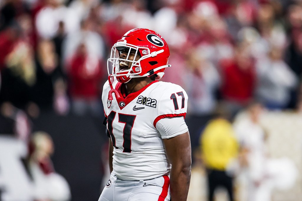 BrooksAustinBA's tweet photo. As @CoachSchuUGA gets set to send 3 LBs inside the top90 of one draft, 

I’m here to remind you that if you play linebacker at Georgia, you play on Sundays. 

That’s all. https://t.co/uMJgRN4g5l