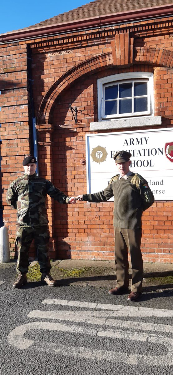 It was a great pleasure to present Cpl Robbie Duffy his rank markings today following his promotion. Congratulations and best of luck on the next phase of your military career.