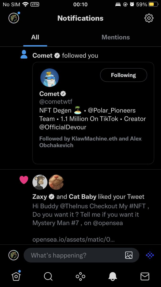 Toqool's tweet photo. OMG 🤩🤩 thanks
#NFT #opensea #comet #zaxy https://t.co/keAZa6TJLX
