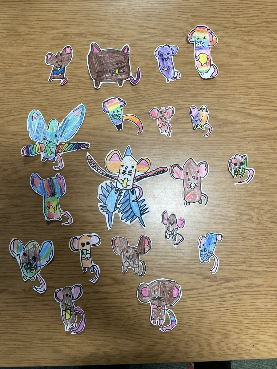 Today, we continued with our mini context ‘Scotland’. I discussed Rabbie Burns with the class and read the 1st few lines of “To A Mouse”. We then created an image of the tim’rous beastie…P1 let their imaginations flow and I love them all. Amazing creations!